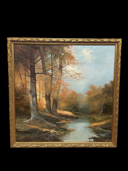 Josef Kugler Landscape Oil on Canvas