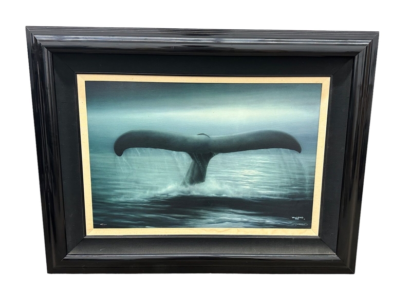 Robert Wyland Signed and Numbered Lithograph "Whale Fluke"