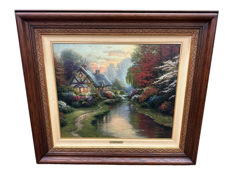 Thomas Kinkade "A Quiet Evening" Signed Lithograph