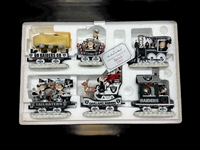 Danbury Mint Oakland Raiders Train Set With Original Box