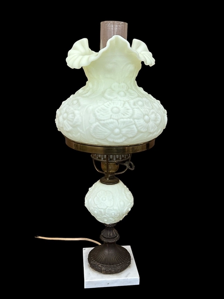 Fenton Custard Poppy Table Lamp