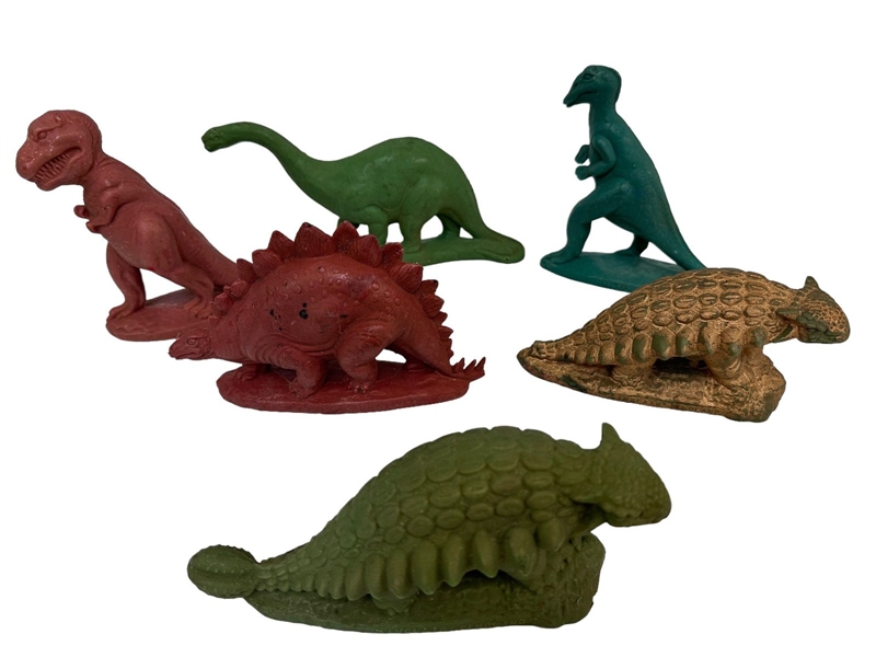 (6) Sinclair Oil Dinoland Dinosaurs