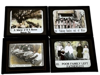 (4) Coal Mining Disaster Magic Lantern Slides