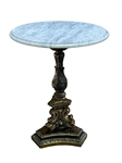 Marble Top Brass Base Candle Stand