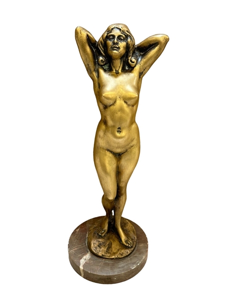 After Maugsch Gyula 1882-1946 Bronze Nude