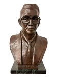 Harold E. Figgie Jr. Bronze Bust on Pedestal by Neiford