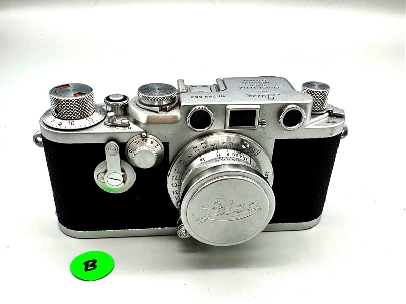 B) Leica DBP Ernst Leitz Wetzlar Germany Rangefinder Camera