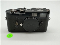 E) Rare Leica M2 Ernst Leitz Wetzlar Germany Rangefinder Black Paint Camera Body