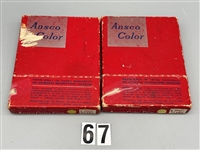 (2) Sealed Boxes Ansco Color Sheet Film