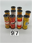 Mystery Film (10) Rolls of Exposed and Undeveloped Color Film Size 120: 