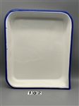 (1) Near Perfect Porcelain Enamel Photo Darkroom Tray for Developing Standard 8x10 Prints