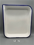 (1) Near Perfect Porcelain Enamel Photo Darkroom Tray for Developing Standard 8x10 Prints