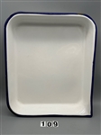 (1) Near Perfect Porcelain Enamel Photo Darkroom Tray for Developing Standard 8x10 Prints