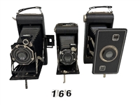 (3) 1930s Folding Kodak Cameras