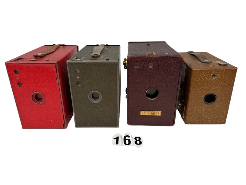 (4) Color Box Cameras From the 1920s