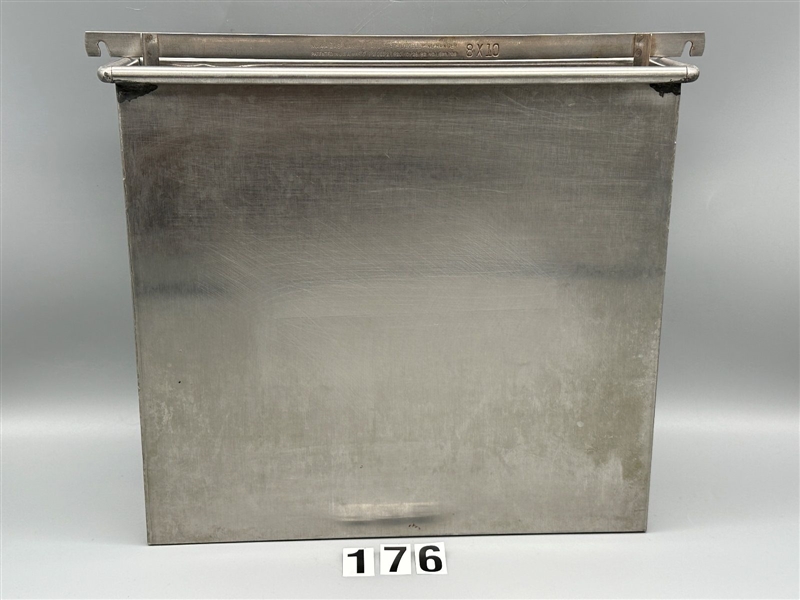 (1) Leedal Large Stainless Steel Developing Tank and (1) Stainless Steel 8x10 Hanger