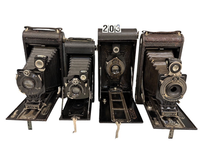 (4) 1916-1931 Kodak Folding "Autographics"