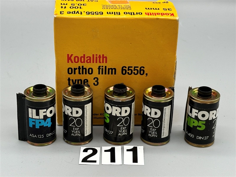 Kodak Kodalith Ortho Film 6556, Type 3, 35mm, 100 ft. Perforated Both Edges No 10 Spool