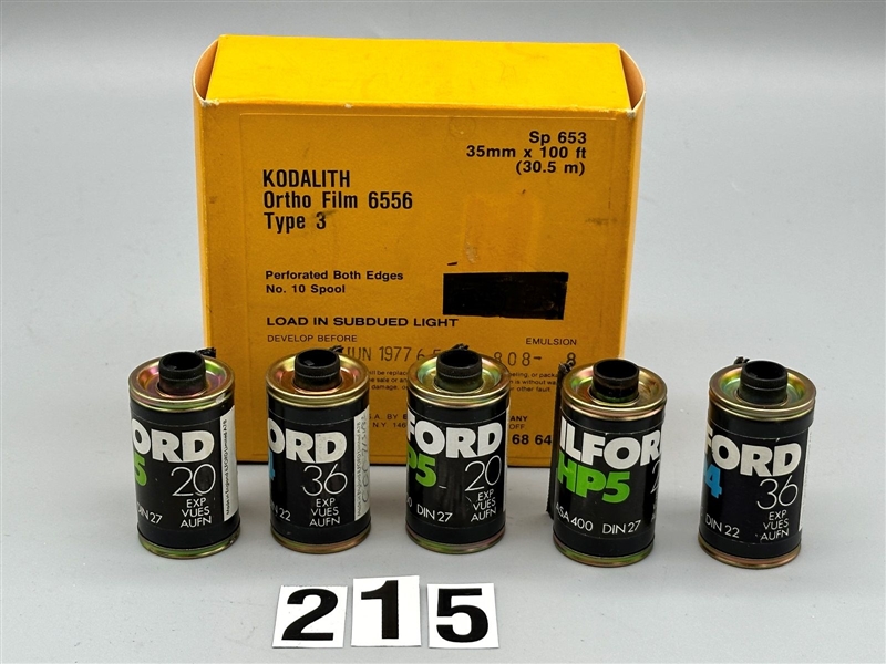 Kodak Kodalith Ortho Film 6556, Type 3, 35mm, 100 ft. Perforated Both Edges No 10 Spool