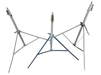 (3) Aluminum Light Stands