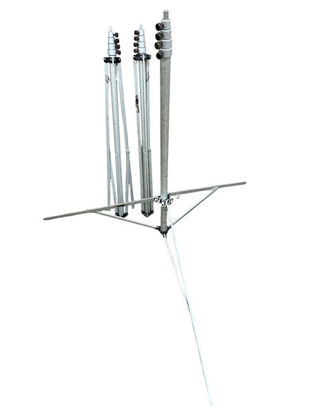 (3) PIC Stands, Model #4711, Photographers Aluminum Light Stands