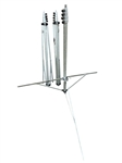 (3) PIC Stands, Model #4711, Photographers Aluminum Light Stands