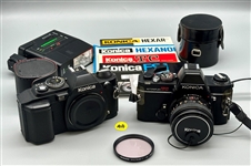 (AA) (2) Konica Cameras and Accessories Group