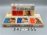 (4) Dozen Flashbulbs Mixed M2 & M3 Boxed and Loose in Bags