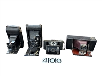 (4) 100 Year Old Folding Cameras: Seneca, Ansco, ICA, Agfa