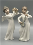 (2) NAO Porcelain Figurines Musical Angels