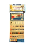 1959 St. Joseph Advertising Calendar