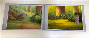 (2) 1985 LucasFilms LTD Original Animation Cels