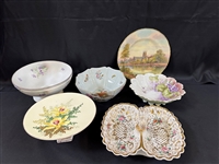 Group of China; Haviland, Worcester, Mattahedah, Prussia