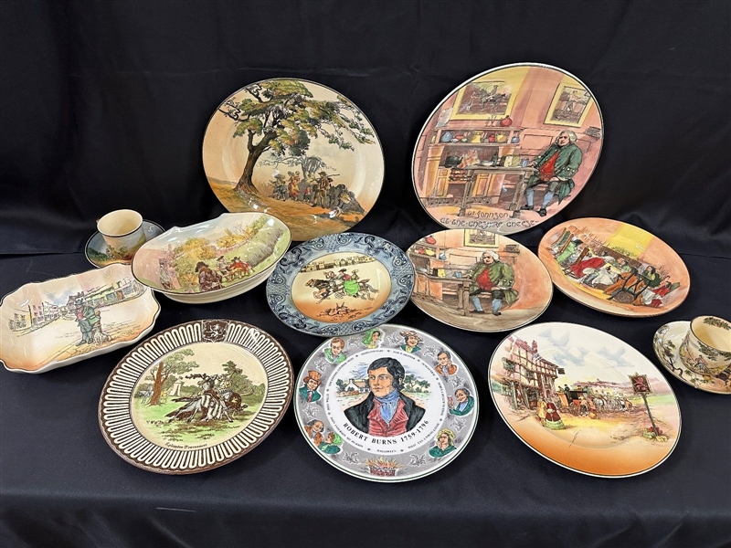 Large Group of Royal Doulton Burslem Dickens China