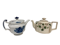 (2) Porcelain Tea Pots; Sadler, Royal Copenhagen