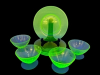 (8) Pieces of Uranium Glass