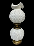 Fenton Hobnail Milk Glass Table Lamp