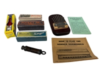 Group of Early Harmonica and Musical Hand Helds