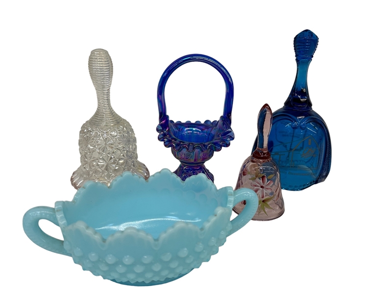 Group of Fenton Glass Pieces