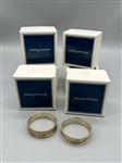 (12) Sterling Napkin Rings Reed and Barton in Original Box