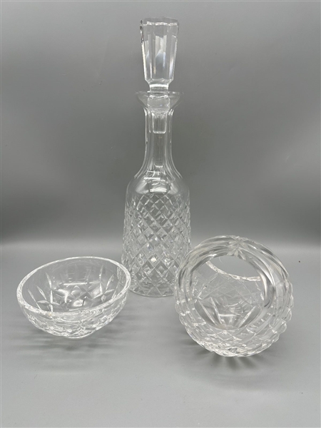 (3) Pieces of Waterford Glass