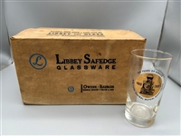 (6) Libbey Glasses 100 Years of Service 1869-1969 NY Central in Original Box