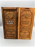 (2) Empty Wood Eagle Rare Bourbon Boxes