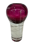 Mark Suddath Art Glass Amethyst Vase