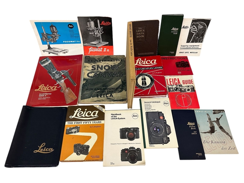 Large Group of Leica Camera Guides and Manuals