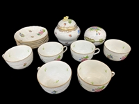 Herend Hungary Porcelain Tea Set