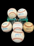 (6) Group of MLB Baseballs