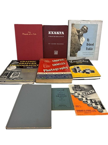 Group of Exakta, Graflex Camera Books and Pamphlets