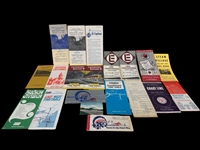 Group of Early Railroad Brochures and Time Tables