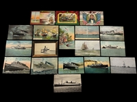 (18) Oliver Hazard Perry, Steamship Postcards